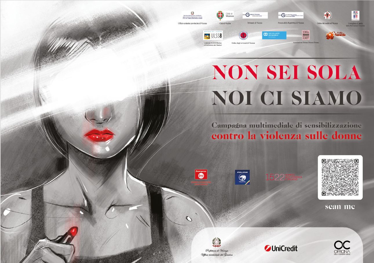 Clicca per accedere all'articolo NON SEI SOLA NOI CI SIAMO - Campagna di sensibilizzazione sul tema della violenza di genere 